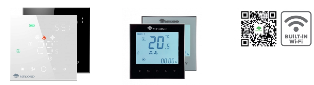 Kompakts grīdā montējams ventilatora spirāles ventilators no MyCond MCFF sērijas.