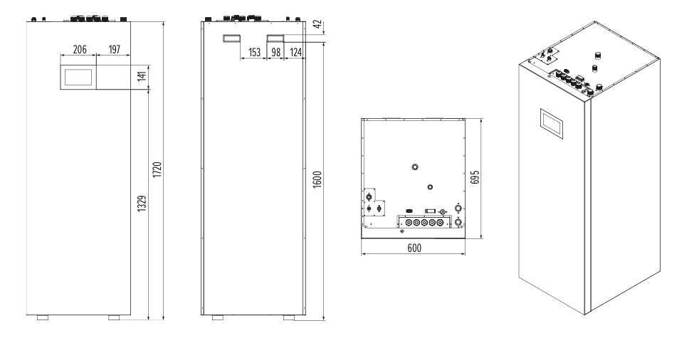 MyCond BeeSmart All-in-One izmēri - 1