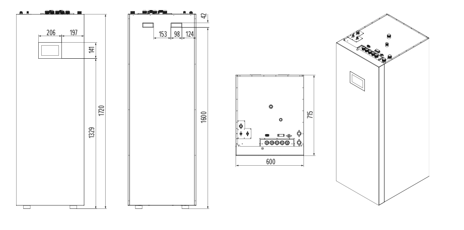 MyCond BeeSmart All-in-One izmēri - 2