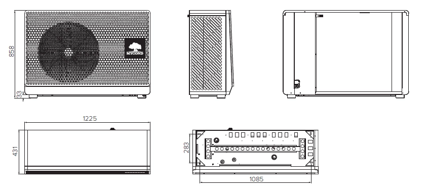 MyCond BeeSmart All-in-One izmēri - 3