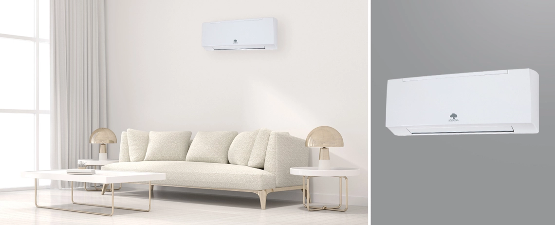 MyCond FHW Sienas ventilatora spirāles ierīce efektīvai gaisa kontrolei.