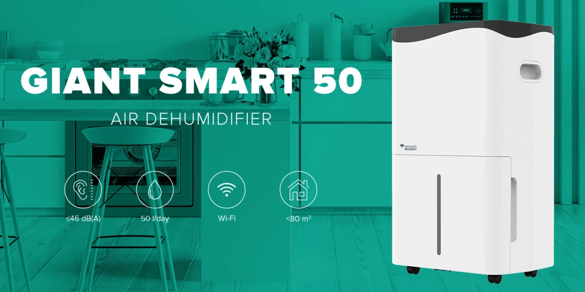 MyCond Giant Smart Mūsdienīgs gaisa mitrinātājs, kas piemērots dzīvojamām telpām un birojiem.