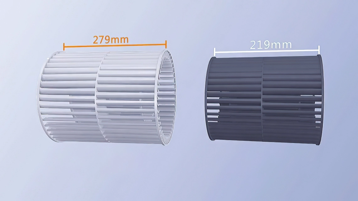 MyCond High ESP kanāls, palielināts ventilatora ritenis 279 mm