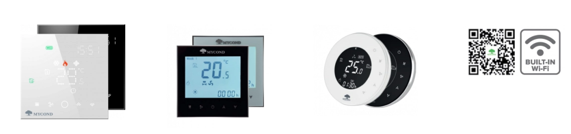 MyCond MCFDS Kompakts ventilatora spirāles bloks energoefektīvai gaisa sadalei.