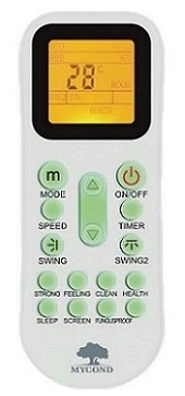 MyCond MCFK-T2 Griestu kasetes ventilatora spole efektīvai gaisa sadalei.