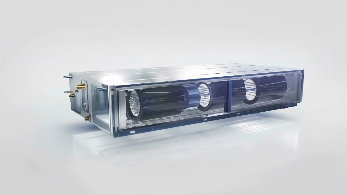 MyCond Medium ESP cauruļvadu kompaktais dizains ar dubulto ventilatoru