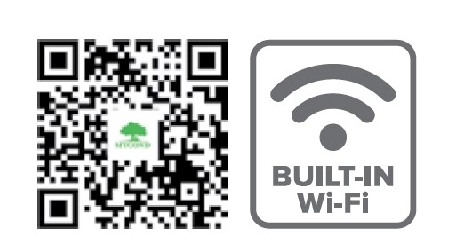 Mycond MSHA(C) baseinu gaisa susinātāji ar Wi-Fi vadību