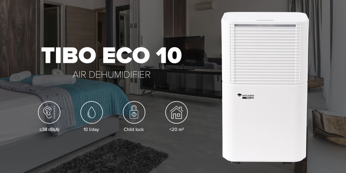 MyCond TIBO Eco 10 Energoefektīvs dzīvojamo ēku gaisa susinātājs.