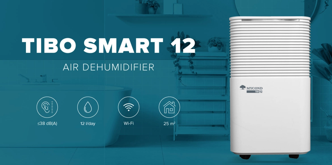 MyCond TIBO Smart 12 efektīva gaisa susināšana lielās telpās