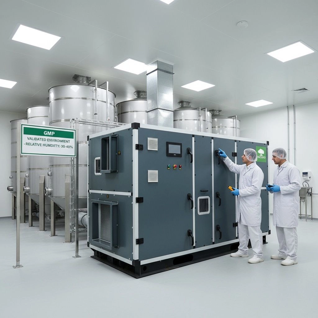 Adsorbcijas gaisa žāvētājs noliktavām Mycond DESS