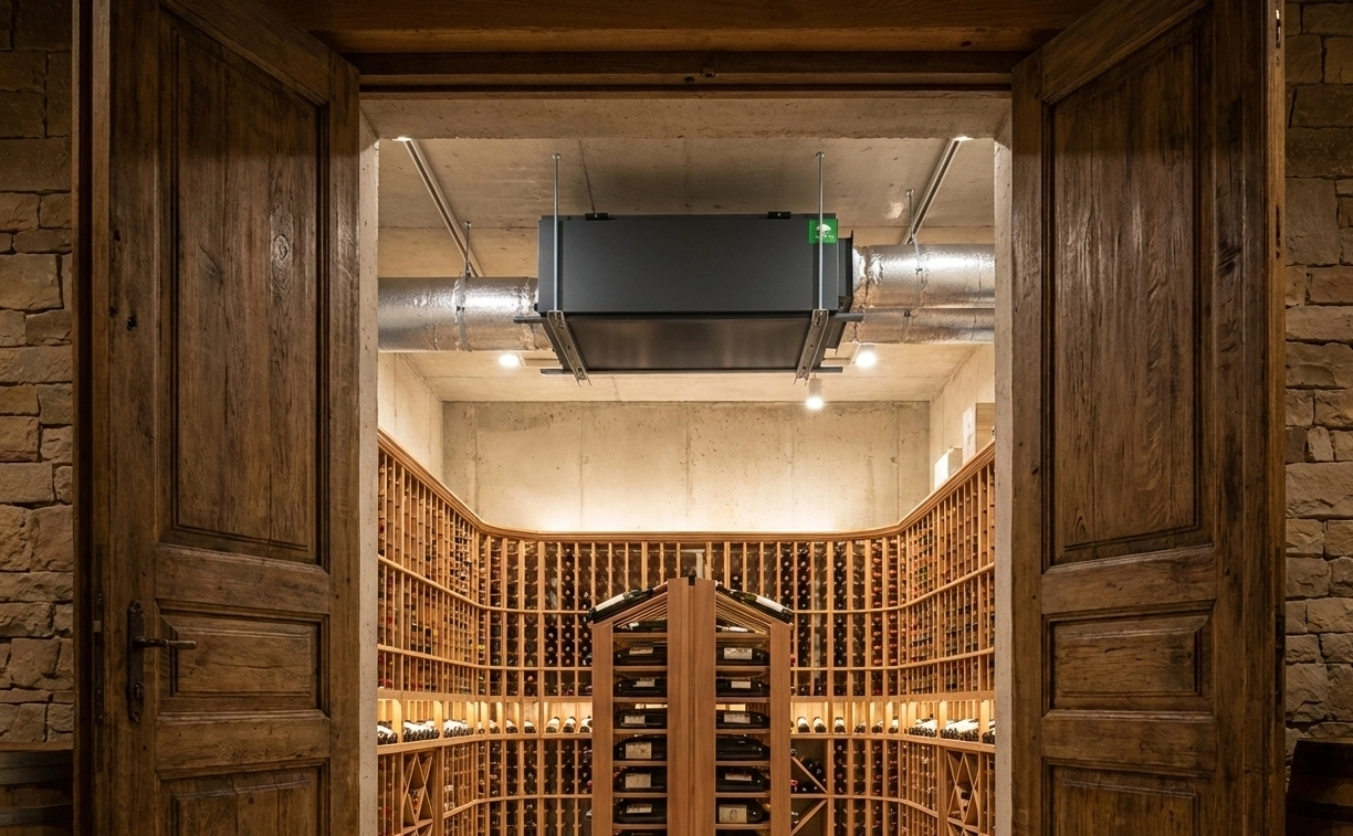 Kanāla gaisa mitrinātājs baseiniem lielām telpām Mycond MSHAC