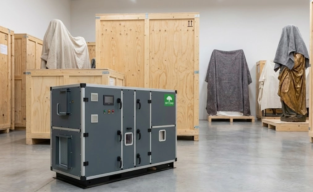 Rotējošs adsorbcijas gaisa mitruma savācējs kontrolētām zonām Mycond DESS