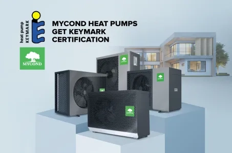 Mycond siltumsūkņi ir sertificēti ar Keymark!