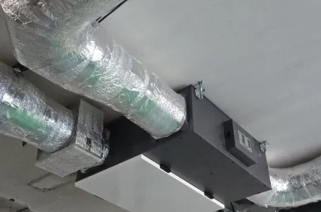 Ražošanas zāle ar Mycond enerģijas atgūšanas ventilācijas iekārtām MVC700-A