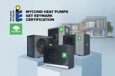 Mycond siltumsūkņi ir sertificēti ar Keymark!