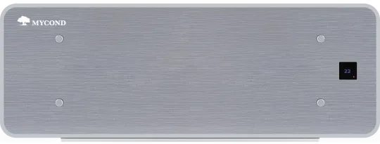 Dizaina sienas ventilatoru spirāļsildītāji Silver Glass Wall sērija