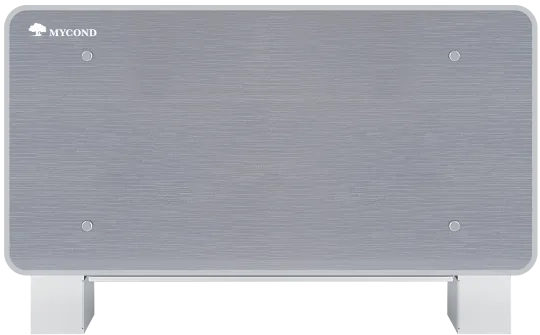 Dizaineru stāvgrīdas ventilatoru spirāles Silver Glass sērija
