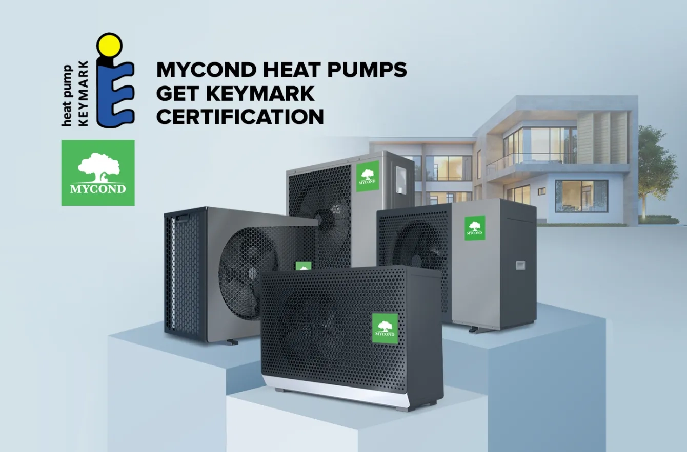 Mycond siltumsūkņi ir sertificēti ar Keymark!